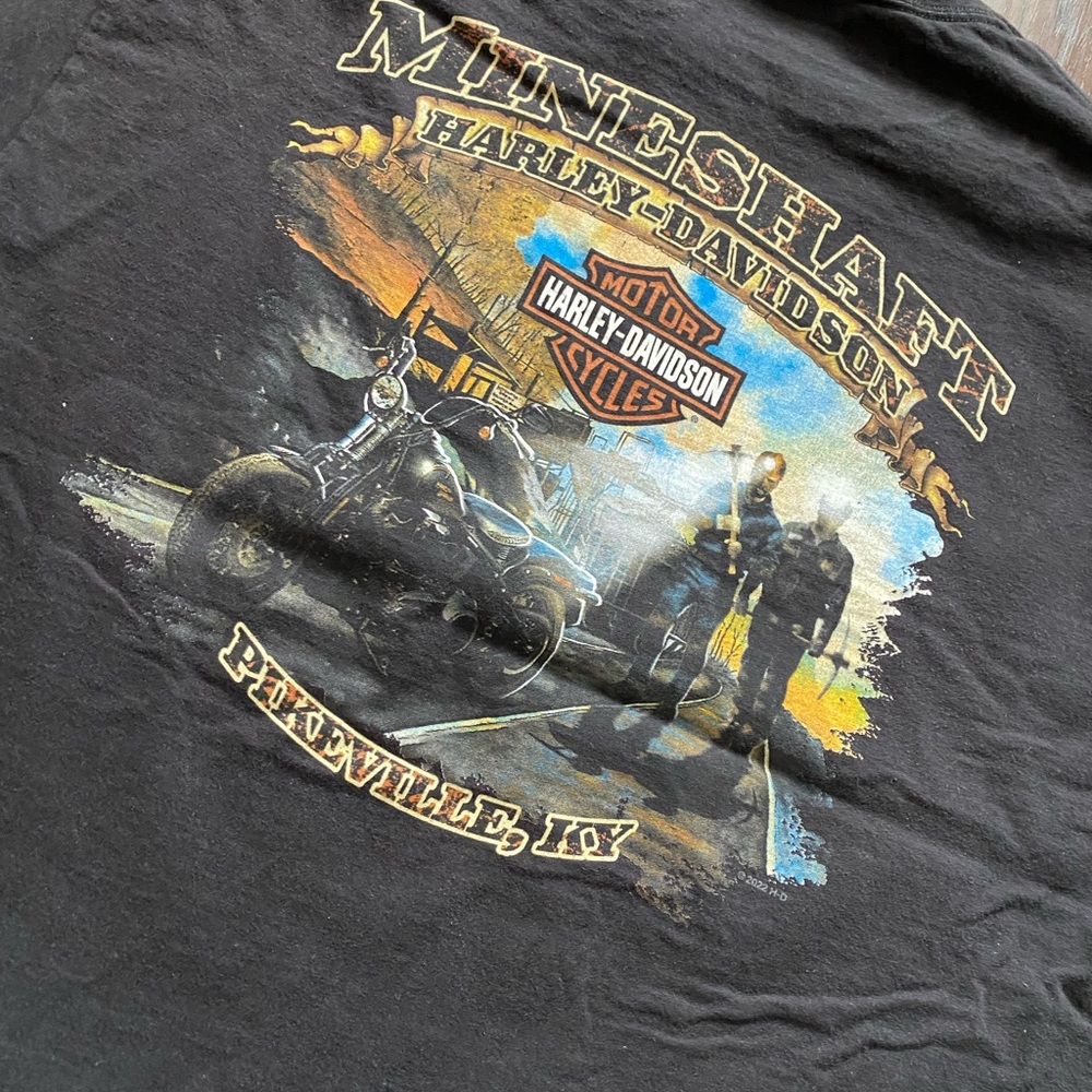 Harley-Davidson Black Graphic T-Shirt for Men